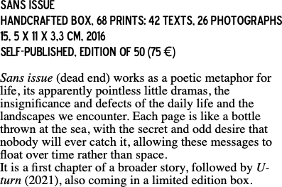 sans issue